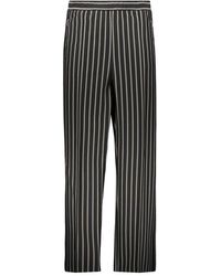 Random Identities - Gestreifte Technische Stoffhose Mit Taschen - Lyst