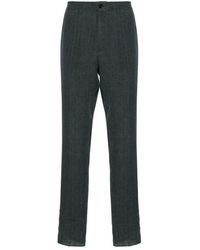 ZEGNA - Leinenhose mit seitentaschen und gesäßtaschen - Lyst