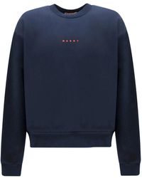 Marni - Logo print sweatshirt - Lyst