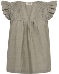 Mos Mosh - Overhemden ,Groen ,Blouses - Lyst