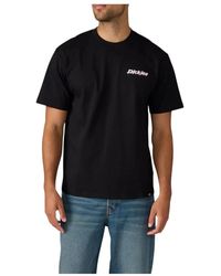 Dickies - Tops ,Zwart ,Katoen Schilder Tee Korte Mouw Katoenen T-Shirt - Lyst