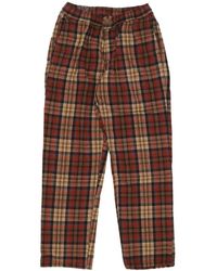 Vans - Pantalon Largo De Franela Holgado Y Conico Para Hombre Taos Taupe/Henna Quemada - Lyst