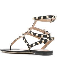 Sandalias | Sandalias De Pala Rockstud De Piel De Becerro Metalizada Con  Tacón De 60 Mm Skin | Valentino Mujer ~ EMILYS EDIBLES