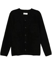Universal Works - Truien & Vesten ,Zwart ,Wol Wool Fleece Cardigan - Lyst