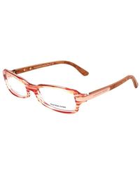 McQueen - Rote Acetatrahmenbrille Für Frauen - Lyst