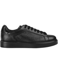 Doucal's - Sneaker aus gebürstetem leder | schwarz - Lyst
