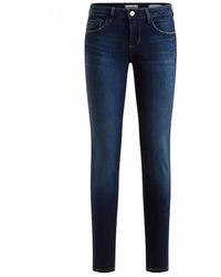 Guess - Super Stretch Dunkelblaue Skinny Jeans - Lyst