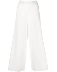 Malo - Broeken ,Wit ,Katoen Casual Witte Broek - Lyst