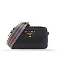 Prada - Damen Schultertasche Reißverschluss Stilvoll - Lyst