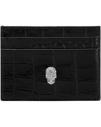 Philipp Plein - Accessoires ,Zwart ,Leer Cardholder Cocco Skull - Lyst