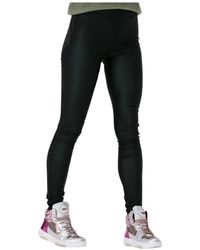 Object - Broeken ,Zwart ,Coated Leggings - Lyst