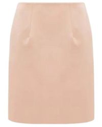 Chloé - Rokken ,Roze ,Satijn Korte Duchesse Satijnen Rok Met Paspel - Lyst