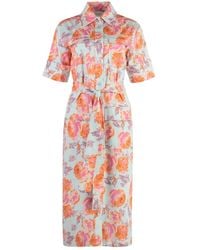 St. John - Shirt Dresses - Lyst