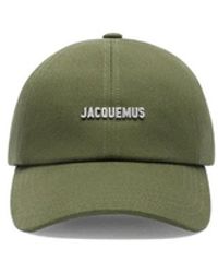 Jacquemus - Accessoires ,Groen ,Katoen Gadjo Cap - Lyst