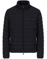 Emporio Armani - Paddedylon Federn Jacke - Lyst