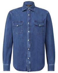 Moorer - Denim Shirts - Lyst