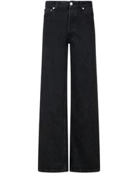 A.P.C. - Zwarte Cropped Jeans - Lyst