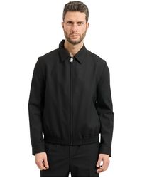 HUGO - Jassen ,Zwart ,Wol Hellys Jacket - Lyst