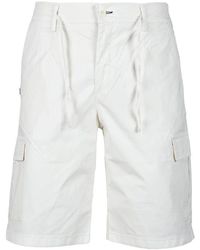Daniele Alessandrini - Graue bermuda-shorts aus baumwollmischung - Lyst
