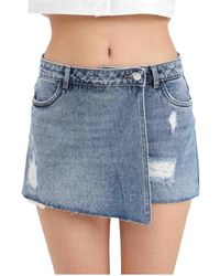 ONLY - Denim rock shorts casual sommer - Lyst