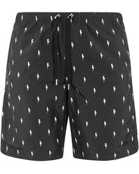 Neil Barrett - Badmode ,Zwart ,Polyester Beachwear - Lyst