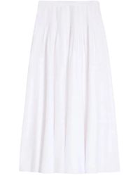 Max Mara - Rokken ,Wit ,Midi Rok - Lyst