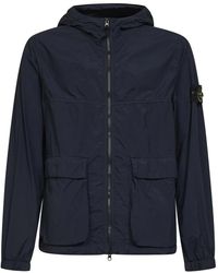 Stone Island - Hooded Jacket - Lyst