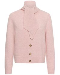 Part Two - Truien & Vesten ,Roze ,Wol Chanie Cardigan - Lyst