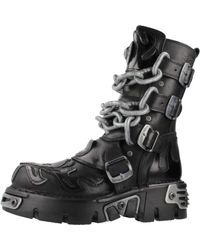 New Rock - Lace-Up Boots - Lyst