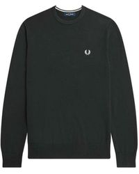 Fred Perry - Logo Jersey Sweatshirt Stijlvolle Comfortabele Mix - Lyst