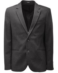 Officina 36 - Jersey Mix Wolljacke - Lyst