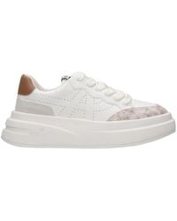 Ash - Schoenen ,Wit ,Suède Leren Suède Sneakers Met Logo - Lyst