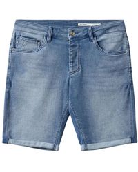 Gabba - Korte Broeken ,Blauw ,Denim Licht Denim Blauwe Shorts - Lyst