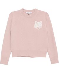 Maison Kitsuné - Round-Neck Knitwear - Lyst