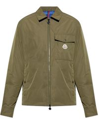 Moncler - Jassen ,Groen ,Polyester Donsjack Vigeon - Lyst