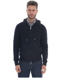 Gran Sasso - Full Zip Wool Hoodie - Lyst