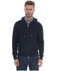 Gran Sasso - Full Zip Wool Hoodie - Lyst