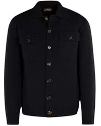 Moorer - Truien & Vesten ,Zwart ,Wol Allyn Cardigan - Lyst