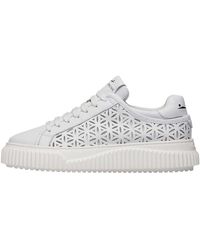 Voile Blanche - Sneakers in pelle herika perforated - Lyst