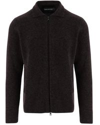 Tagliatore - Truien & Vesten ,Paars ,Katoen Wol-Katoen Blend Trui - Lyst