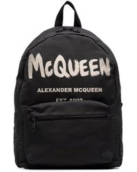 Alexander McQueen - Metropolitan-Rucksack mit Graffiti-Logo - Lyst