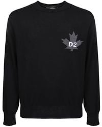 DSquared² - Round-Neck Knitwear - Lyst