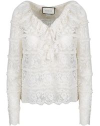 Gucci Lace Blouse - Wit
