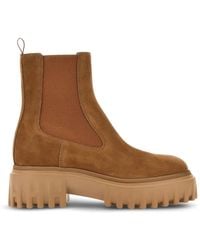 Hogan - Schoenen ,Bruin ,Leer H700 Chelsea Boots - Lyst