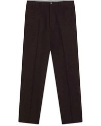 Prada - Wollen Gabardine Pantalon - Lyst
