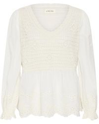Cream - Blouses - Lyst