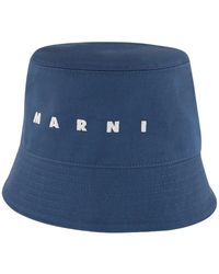 Marni - Gabardine Bucket Hat - Lyst