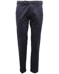 Berwich - Satijn Katoen Stretch Broek - Lyst