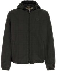 Burberry - Jassen ,Grijs ,Katoen Newport Jacket - Lyst