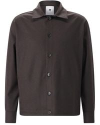 PT01 - Wollen Kasjmier Overshirt - Lyst
